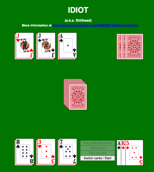 Idiot! The Card Game! 